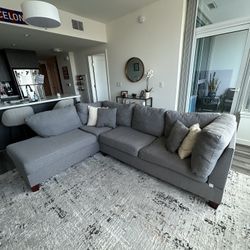 Grey Sectional Couch 