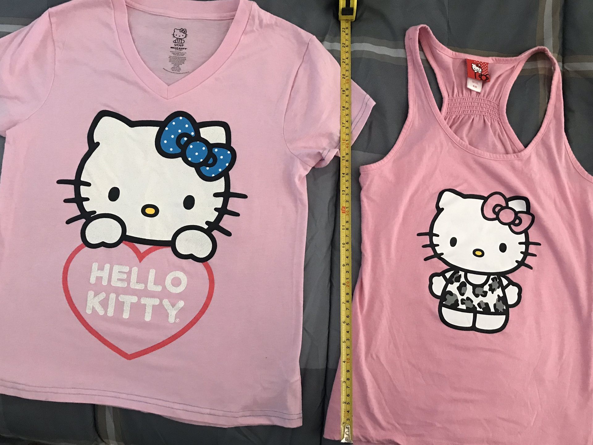 Hello kitty shirts and tank top