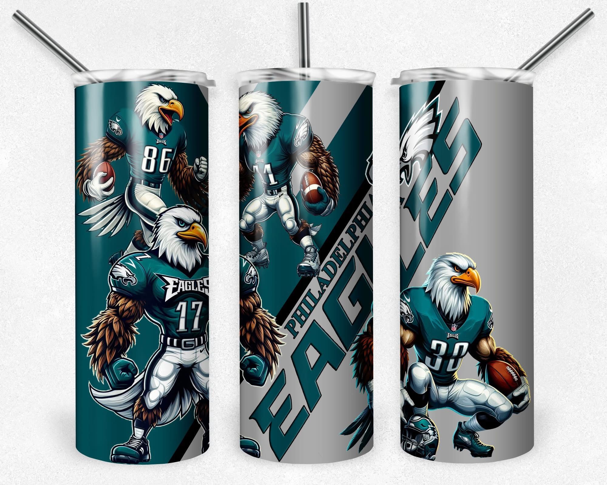 Philadelphia Eagles Football Tumbler