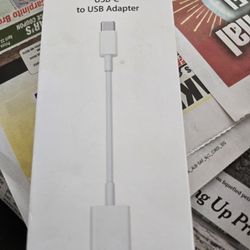 New Inbox Apple Branded USBC to USB-A Adapter