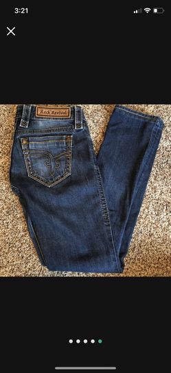 Rock Revival Straight Jeans Size 25 Like New