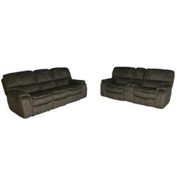 Reclining Sofa set Includes Tripple seat reclining Sofa & Dual Reclining Loveseat