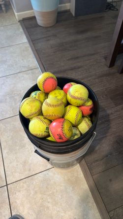 Used 8U Softballs