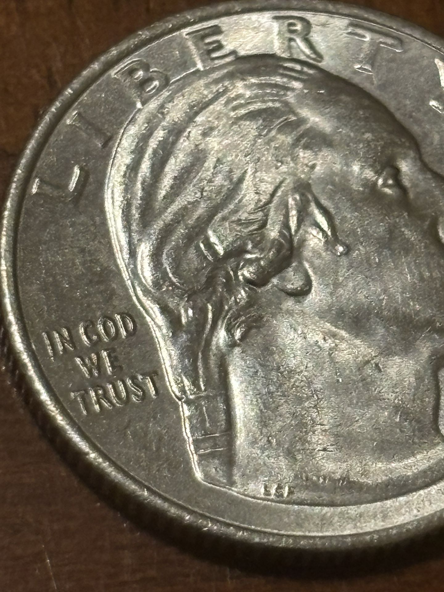 “IN COD WE TRUST MISPRINT QUARTER”