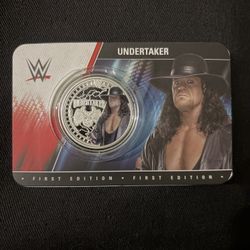 WWE Undertaker Silver Plated Coin