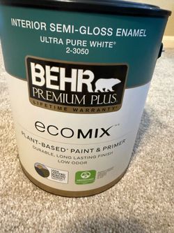 Behr eco mix paint.