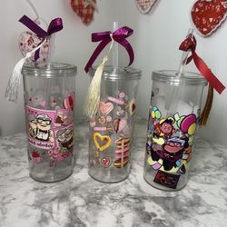 Up!   Kids Cup Set of 3 | BPA-Free Plastic Cups w/ Straw  