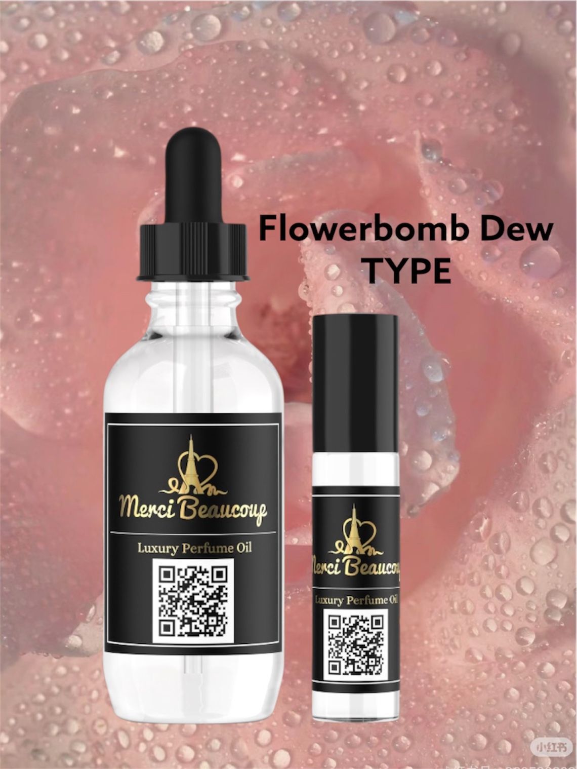 Viktor&Rolf Flowerbomb Dew Women TYPE Perfume Body Oil Long Lasting 60ml