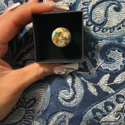 Royston Turquoise Adjustable Ring 