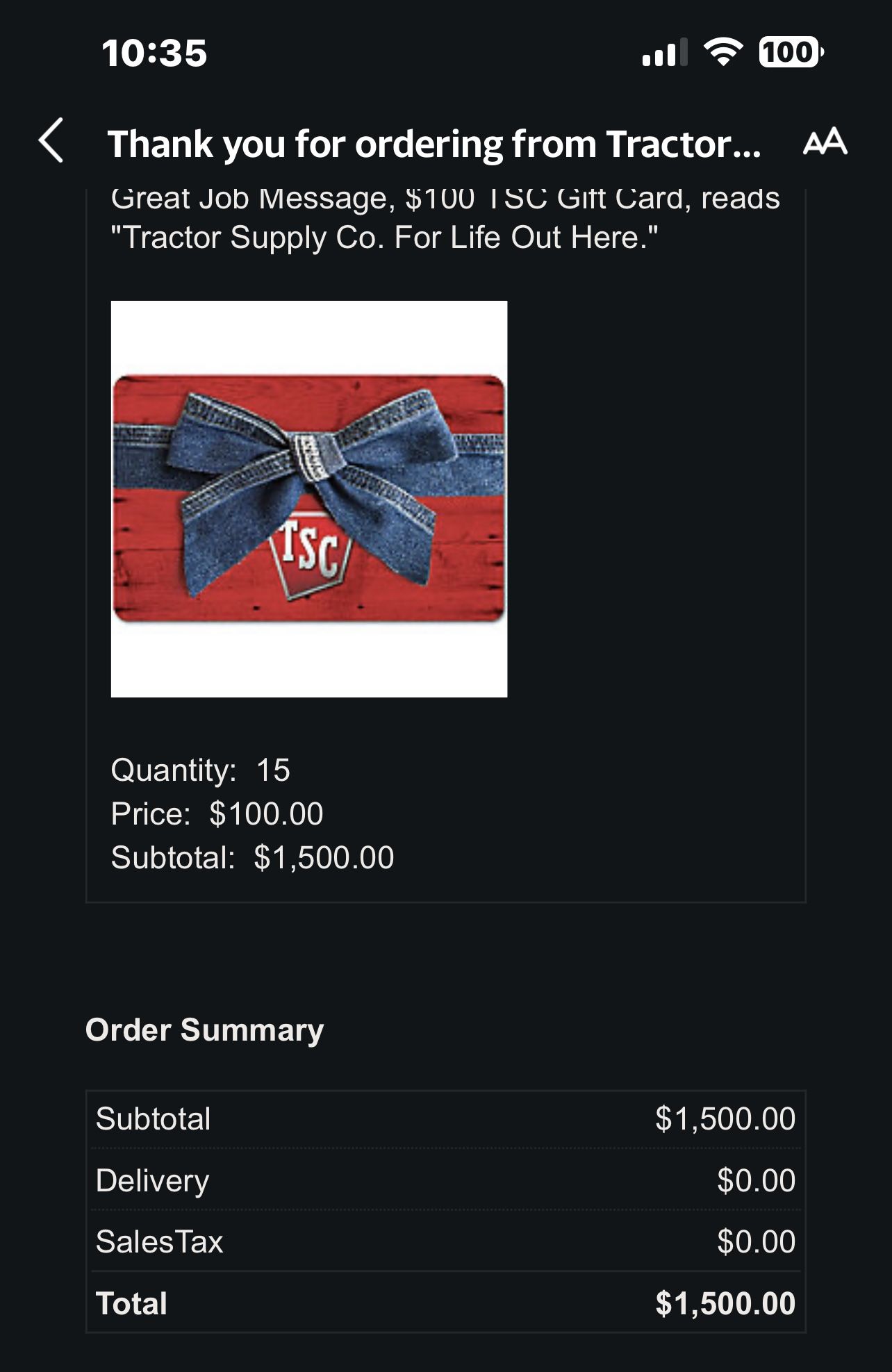 Tractor Supply And Menards Store Gift Cards For Sale In Norcross, Ga -  Offerup