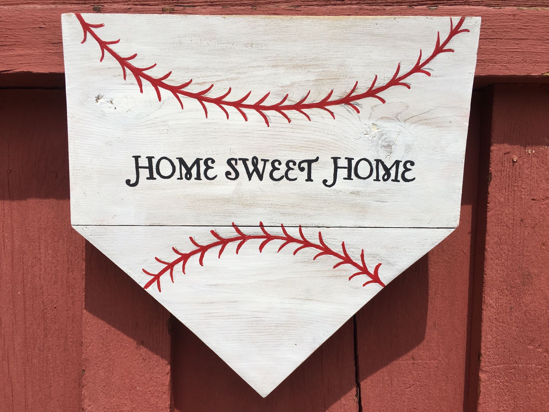 Handcrafted Baseball/Softball Wooden Sign