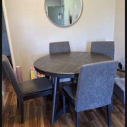 Table and chairs