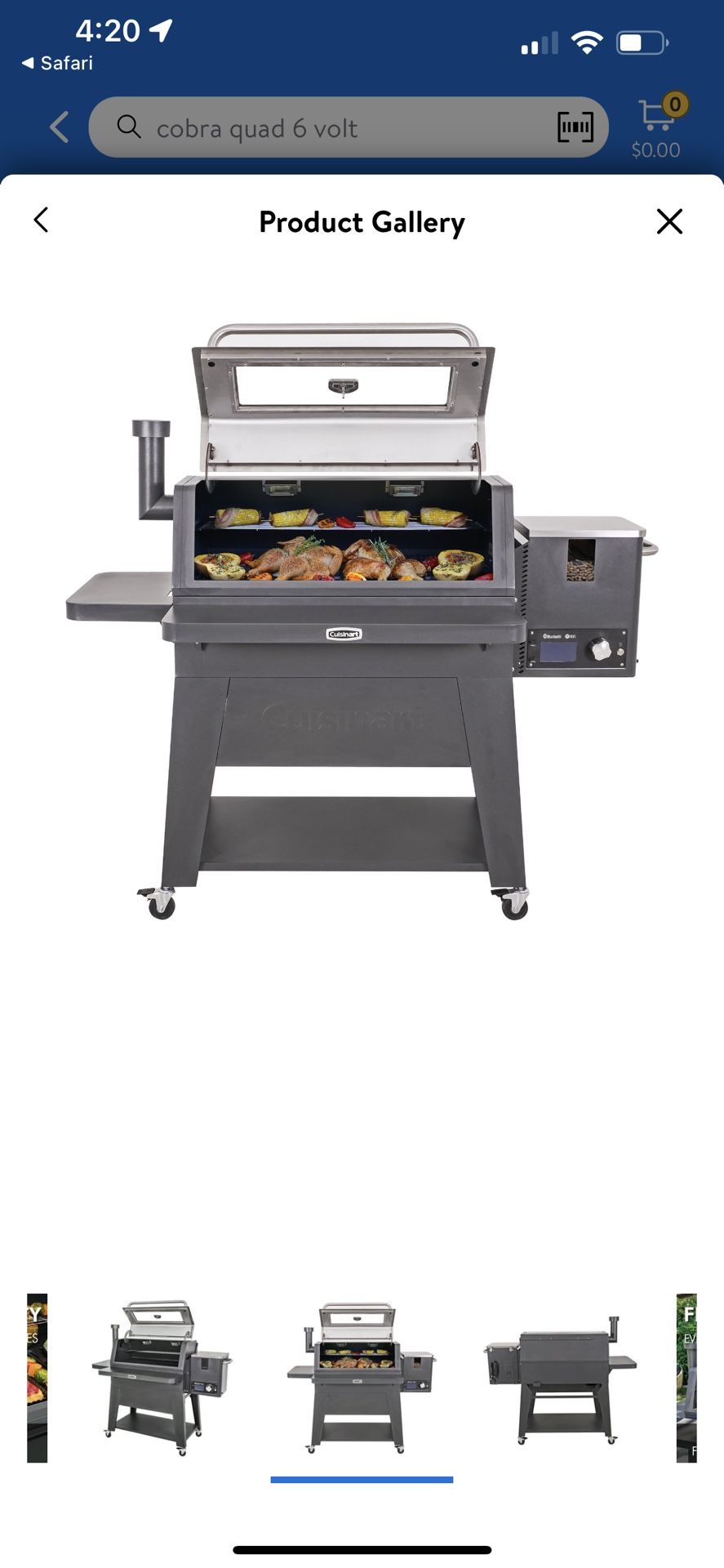Cuisinart Oakmont Pellet Grill With Stainless Steel Lid