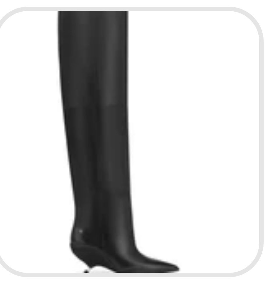 Naked Wolfe- Daphne Black Leather × 1