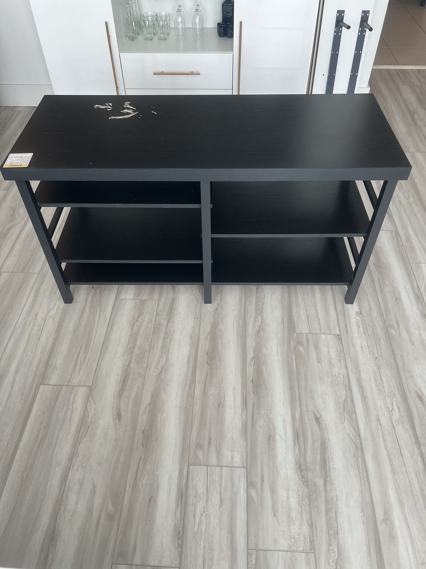 Modern Black Console Table