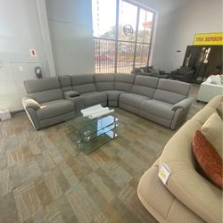 Sectional Leather Recliner Same Day Delivery No Money Down No Credit Need 0% Interest 