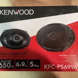 Kenwood KFC-PS6996 6x9" 6 x 9inch Car Audio 5-Way Flush Mount Speakers New https://offerup.com/redirect/?o=Ty5ib3g=