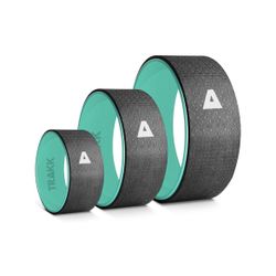 3in1Foam Roller Fitness Yoga Wheel For Back Pain Relief, Stretching, Tissue Massage, & Spinal Alignment, Supports 660lbs, Set OV NEW • Retails $79.99