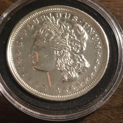 Vintage Morgan Dollar Silver Trade Unit $ Dollar Sign 1 oz 999 silver 
