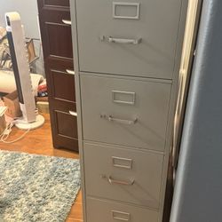 4 Drawer Hon Metal File Cabinet 