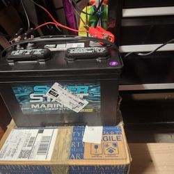 Super start marine deep cycle battery $70.00
