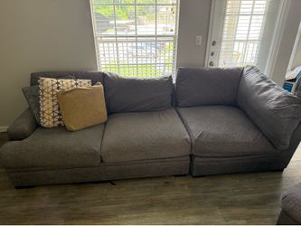 MUST GO BY FRIDAY – Oversized Gray Sectional – $350
