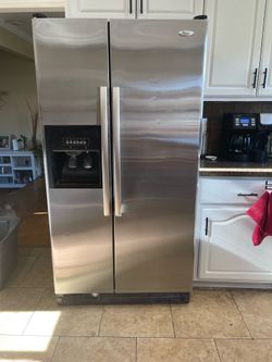 Stainless Whirlpool Refrigerator