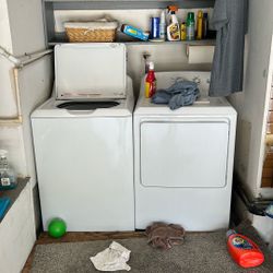 GE Washer And Dryer. 