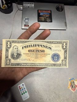 Philippines One Peso Victory Series No. 66 Banknote