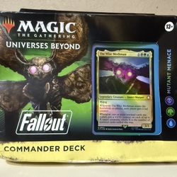 MTG Universes Beyond Fallout Mutant Menace Commander Deck! Magic The Gathering
