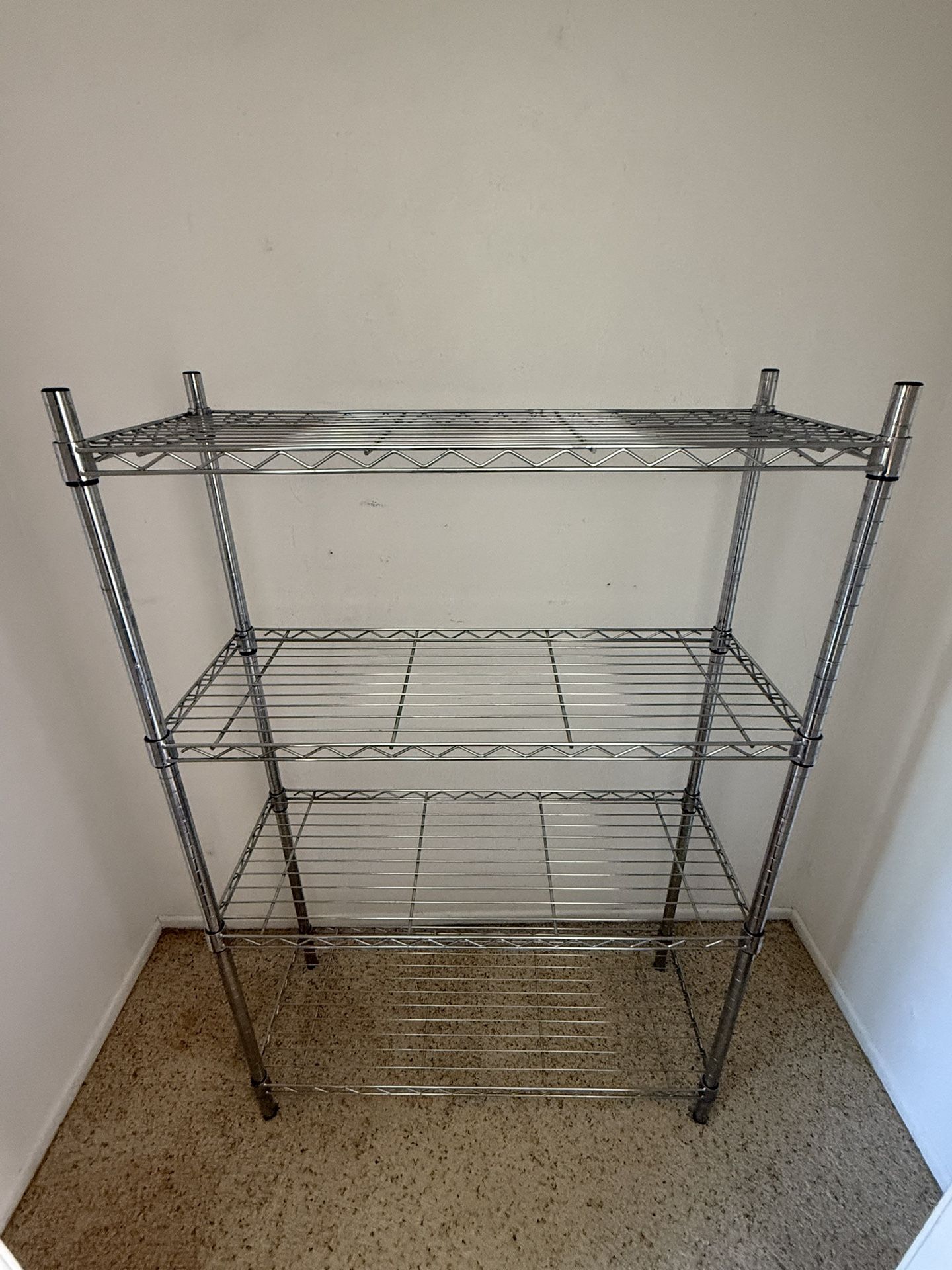 Metal Storage Rack – 3 Shelves