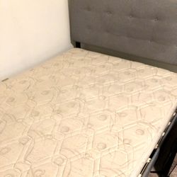 Queen size Mattress and Frame 
