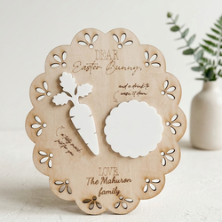 Easter bunny treat tray