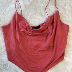 Red Lowrise Top