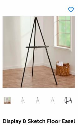 Black Display  Floor Easel