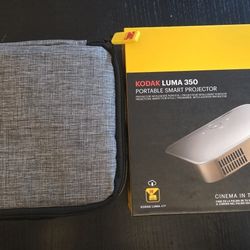 Kodak Luma 350 Smart Portable Projector – Rechargeable Wi-Fi Video Projector with Android OS, Screen Mirroring, Remote Control & Luma App