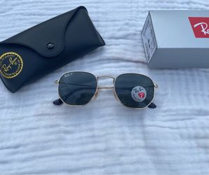 Polarized lenses unisex sunglasses hexagon 3548