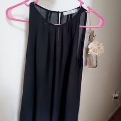Dalia Sheer Black Tunic/blouse. Sz M
