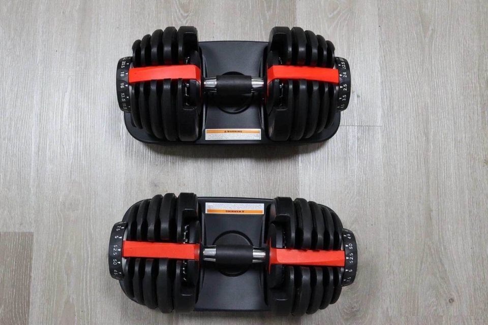 52.5lbs Adjustable Dumbbells - Set of 2 (New)