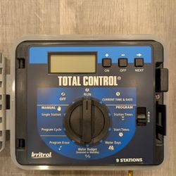 9 Station Total Control Sprinkler Timer