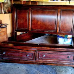 Cal King Sleigh Bed Frame