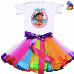 Moana Baby Outfit 3T Party Set 