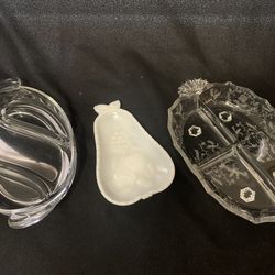 Collectible Relish Dishes, Glass