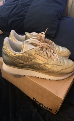 Gold Reebok
