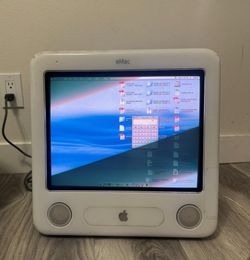 Vintage Apple eMac G4 A1002 1GHz 17" CRT All-in-One Computer Tested Working