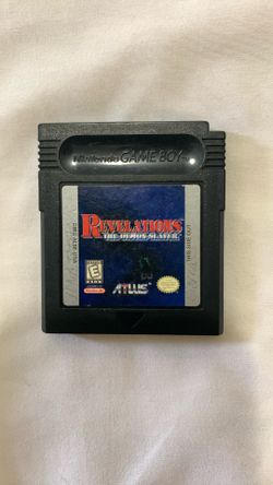 Revelations The Demon Slayer Game boy Game $50