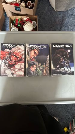 Attack on Titan Omnibus Vol. 1-9 Manga Set