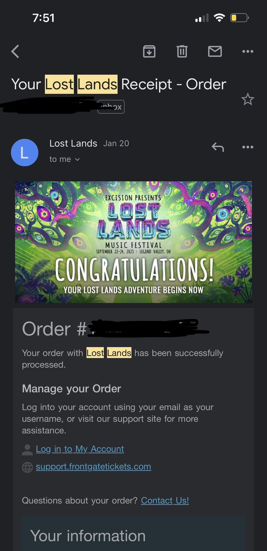 Lost Lands Tickets