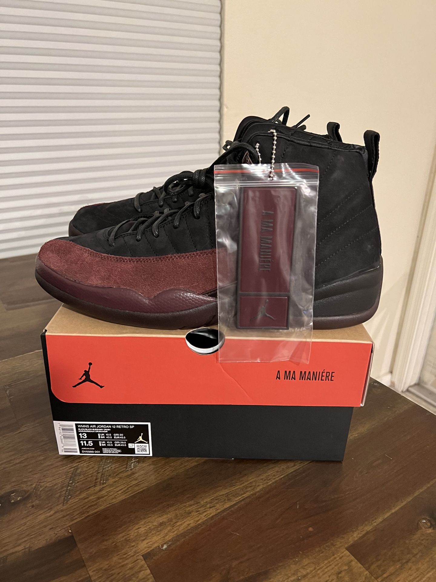 Jordan 12 Retro SP A Ma Maniere Black