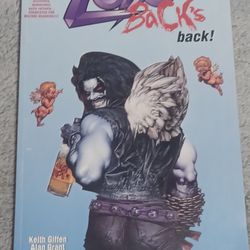 Lobo's Back Paperback Comic DC Comics 1st Print Issue 1 Die Cut Cover